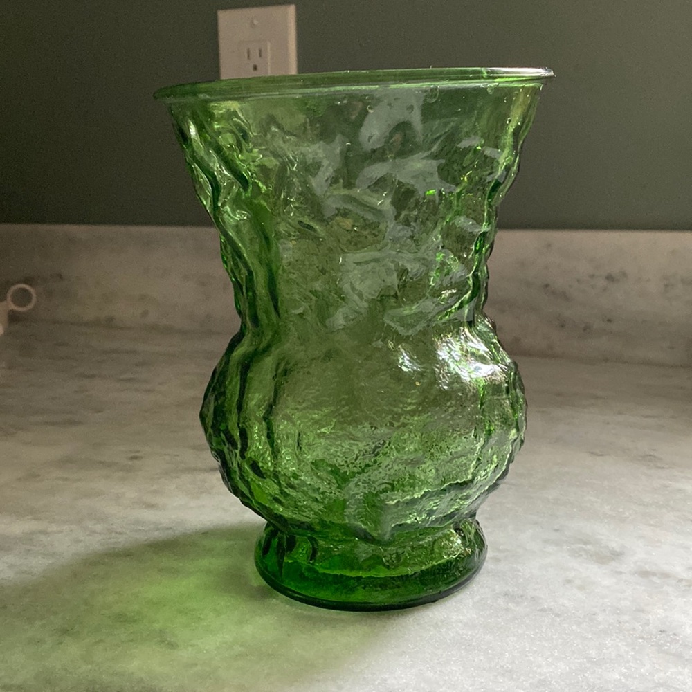 Mcm green vase